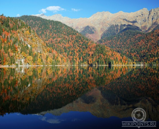 Озеро Рица на wikipoints.ru