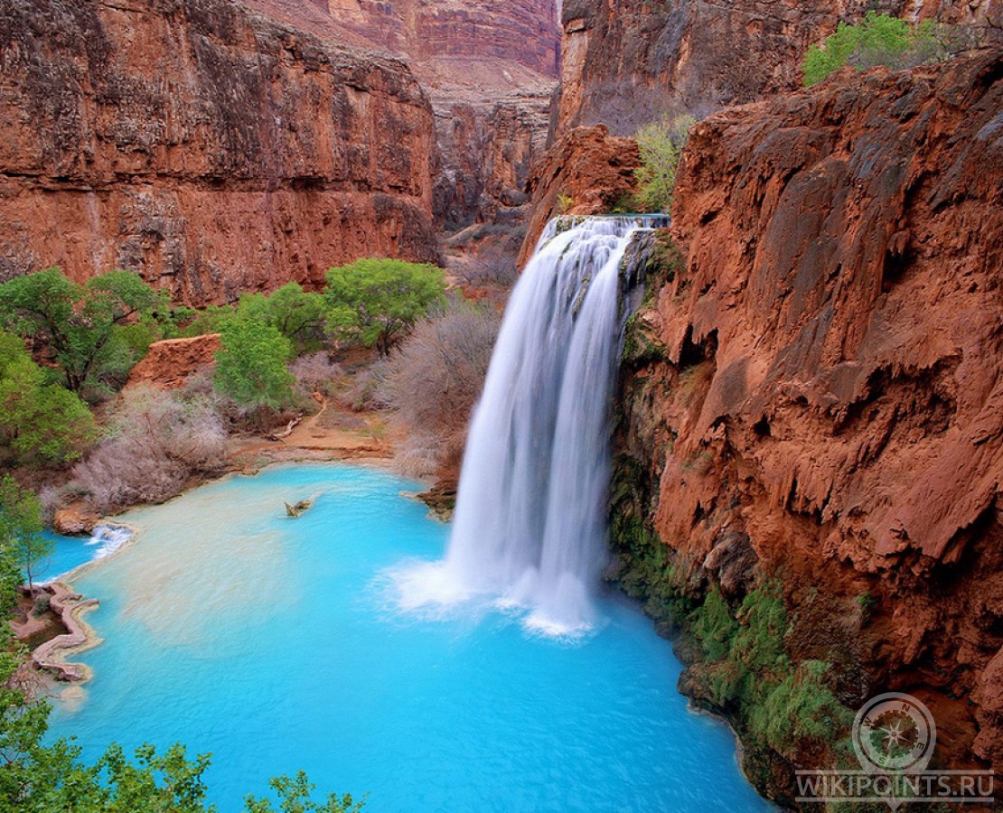 Водопад хавасу фото