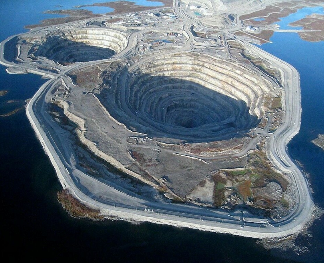 Алмазная шахта Диавик Канада