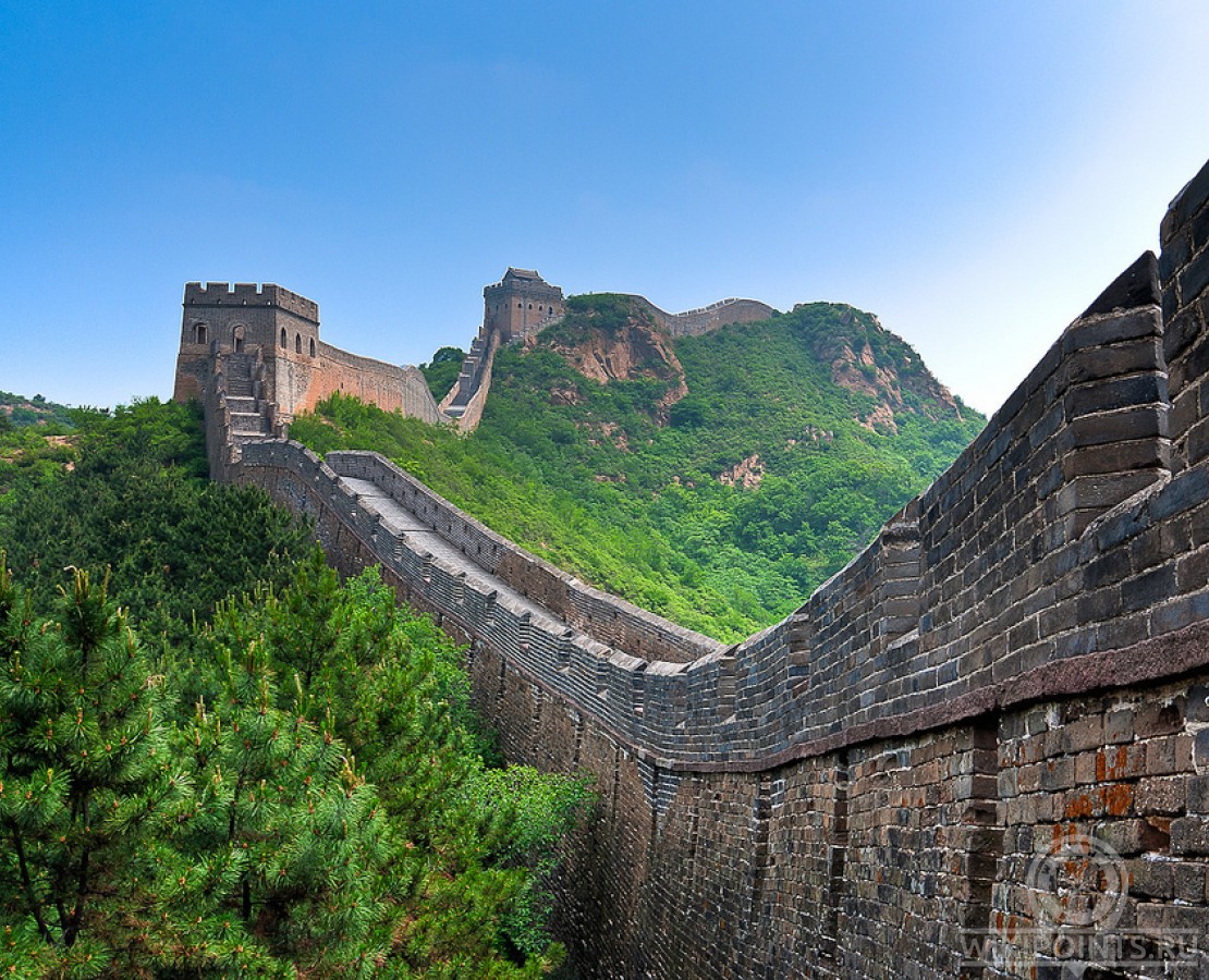 Китайская стена фото со стороны россии