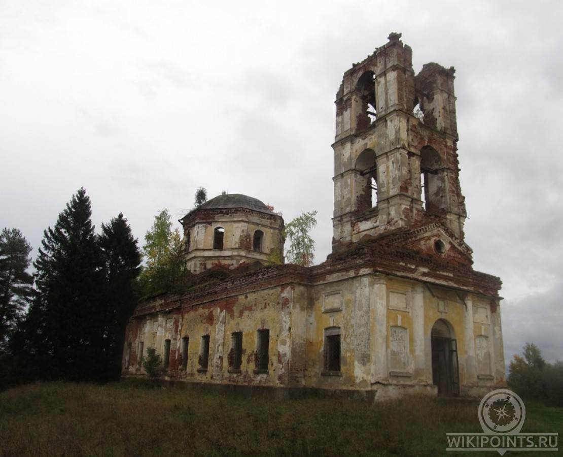 Разрушенная церковь картинка