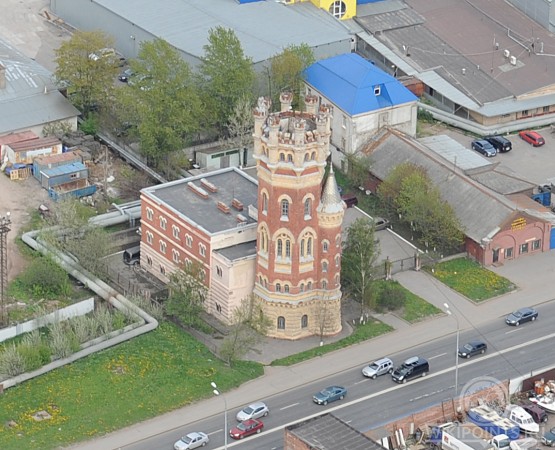 Водонапорная (Пристрельная) башня Обуховского завода на wikipoints.ru