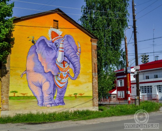 Граффити проект Город Сказка на wikipoints.ru