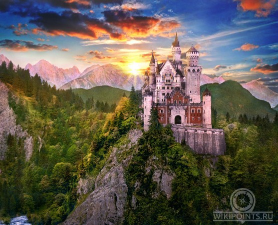 Замок Нойшванштайн на wikipoints.ru