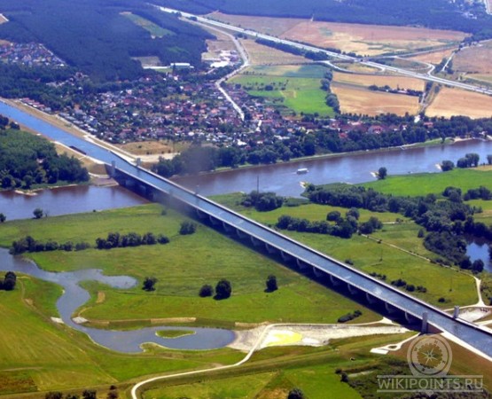 Магдебургский водный мост на wikipoints.ru