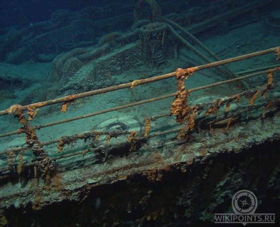 Примерное место гибели Титаника на wikipoints.ru