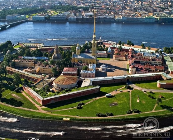 Петропавловская крепость на wikipoints.ru